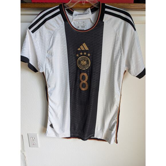 Kroos Germany Team Jersey Home Football Shirt 2022 2024 Adidas Men SIZE L - Picture 1 of 7